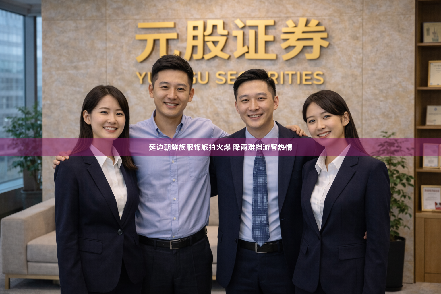 延边朝鲜族服饰旅拍火爆 降雨难挡游客热情